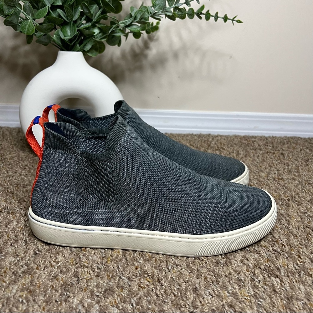 Rothys "Chelsea" Boot Sneakers in RARE Discontinued Fog Melange Color Size 10